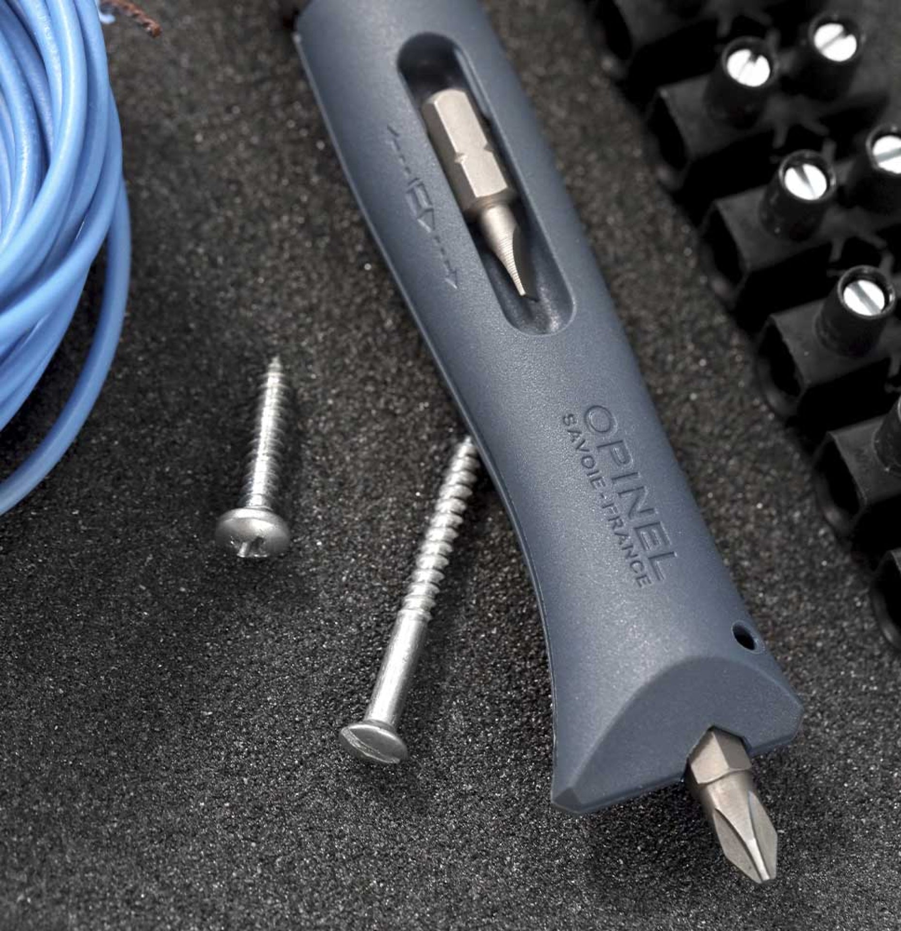 Multifunkčný nôž Opinel DIY N°09 8 cm, sivý, 001792