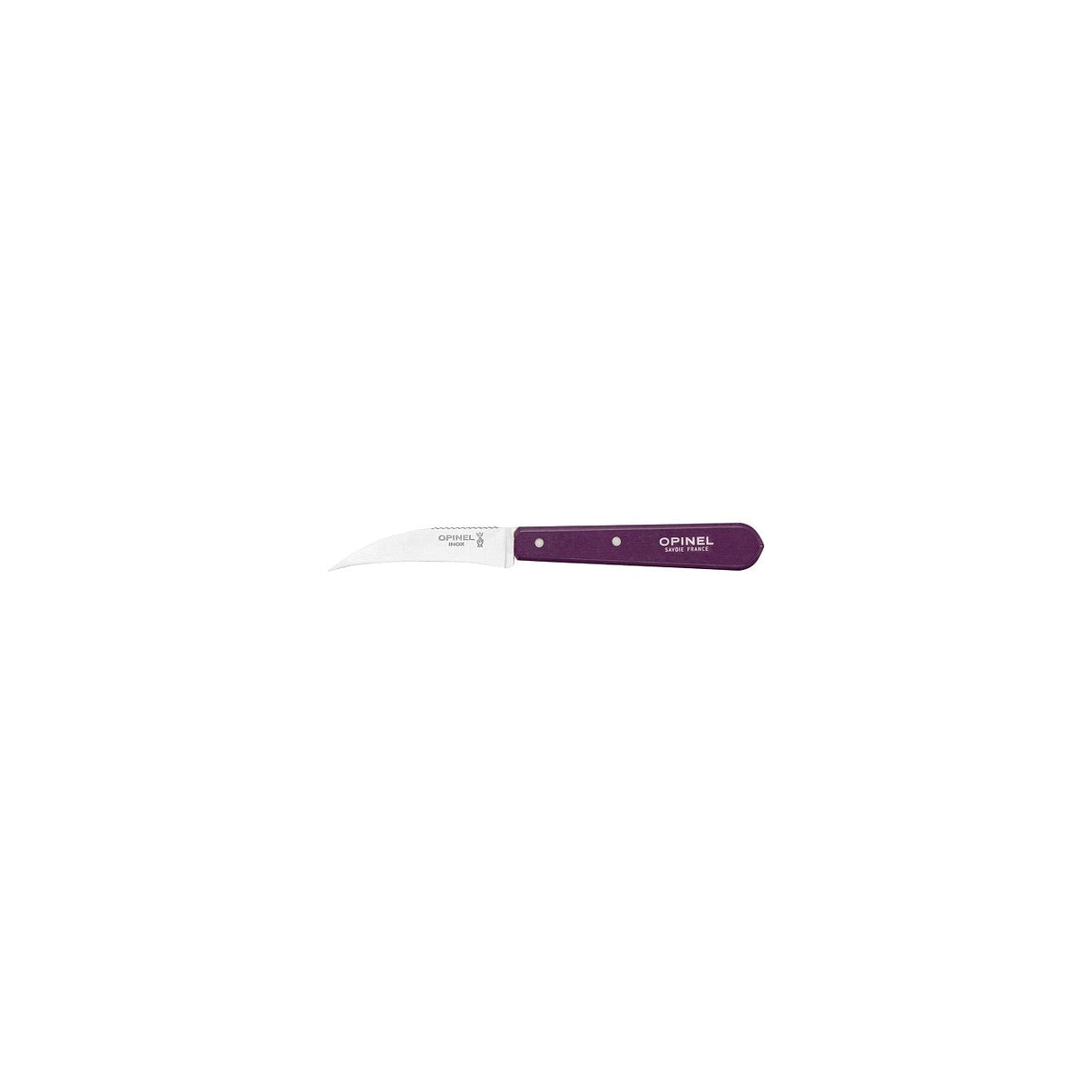 Nôž na zeleninu Opinel Les Essentiels N°114 7 cm, fialový, 001924