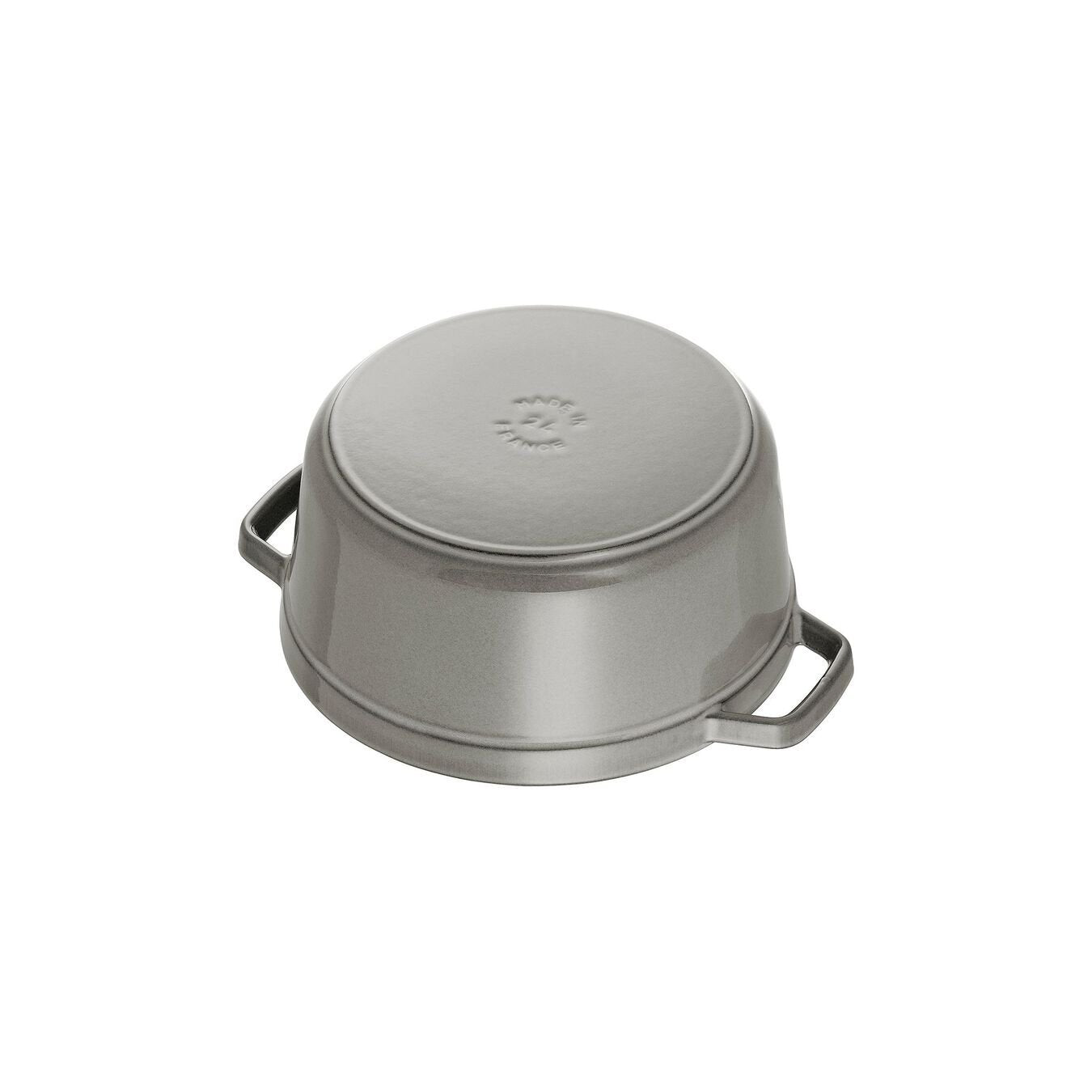 Staub Cocotte round pot 24 cm/3.8 l gray, 1102418