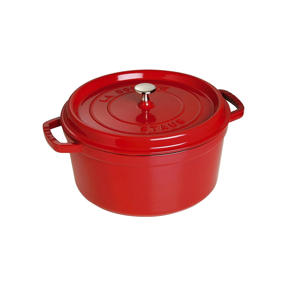 STAUB Okrúhly hrniec, 28 cm/5,85 l, čerešňa