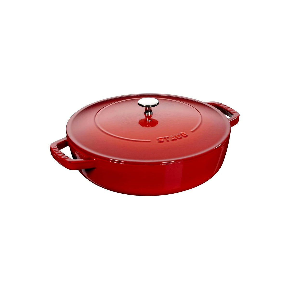 Staub Chistera casserole with lid 24 cm/2.4 l cherry, 12612406