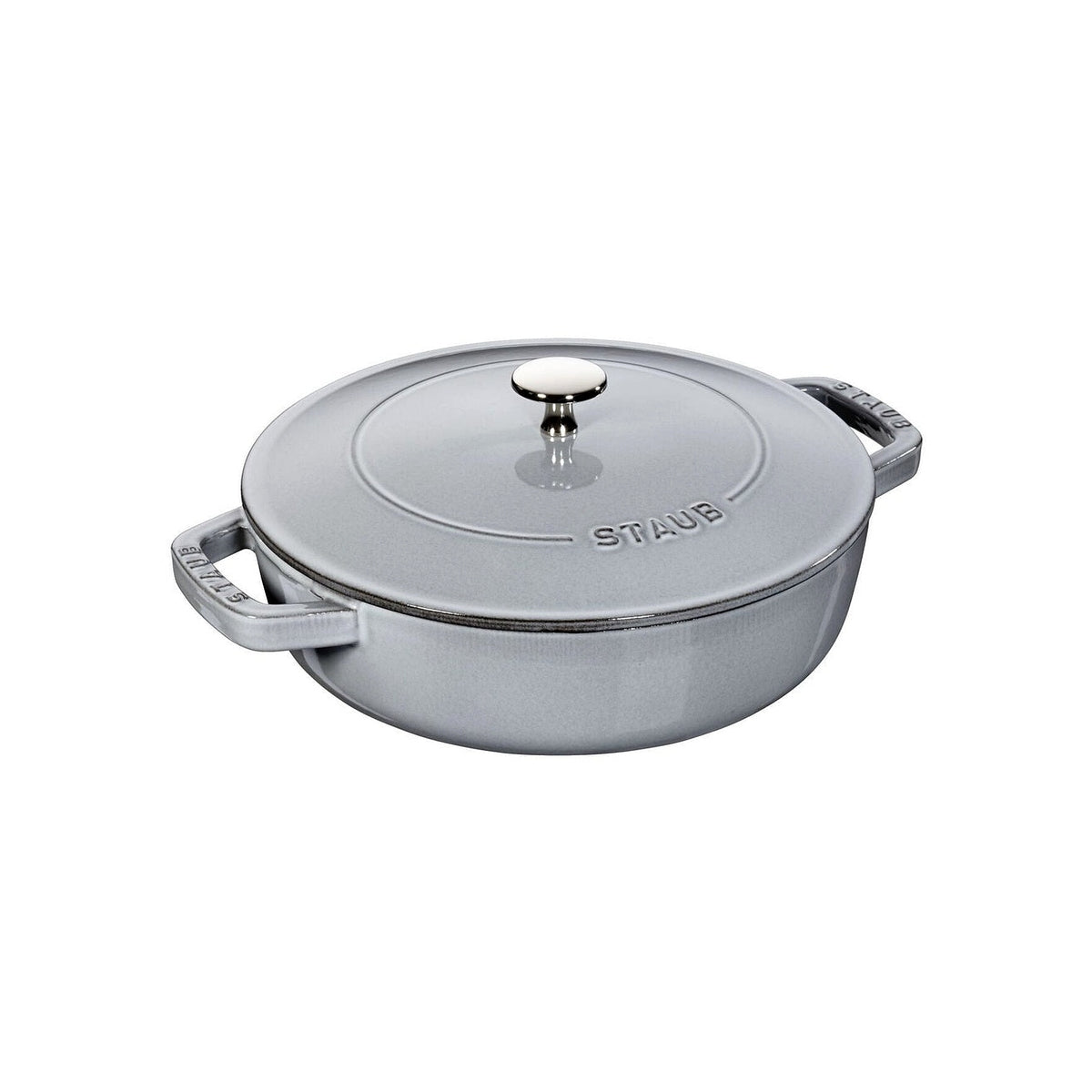 Staub Chistera saucepan with lid 24 cm/2.4 l grey, 12612418