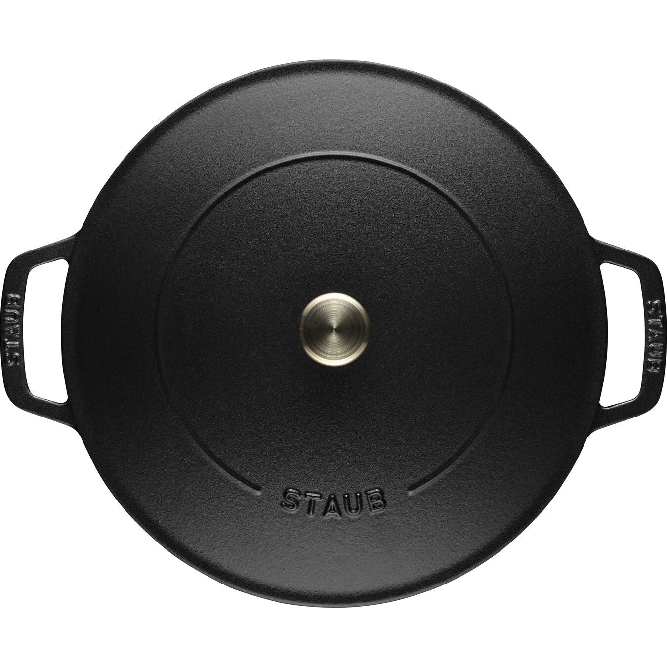 Staub Chistera saucepan with lid 24 cm/2.4 l black, 12612425