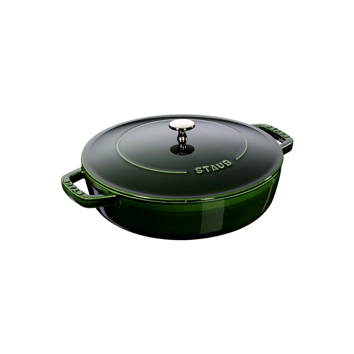 Staub Chistera casserole with lid 24 cm/2.4 l basil, 12612485