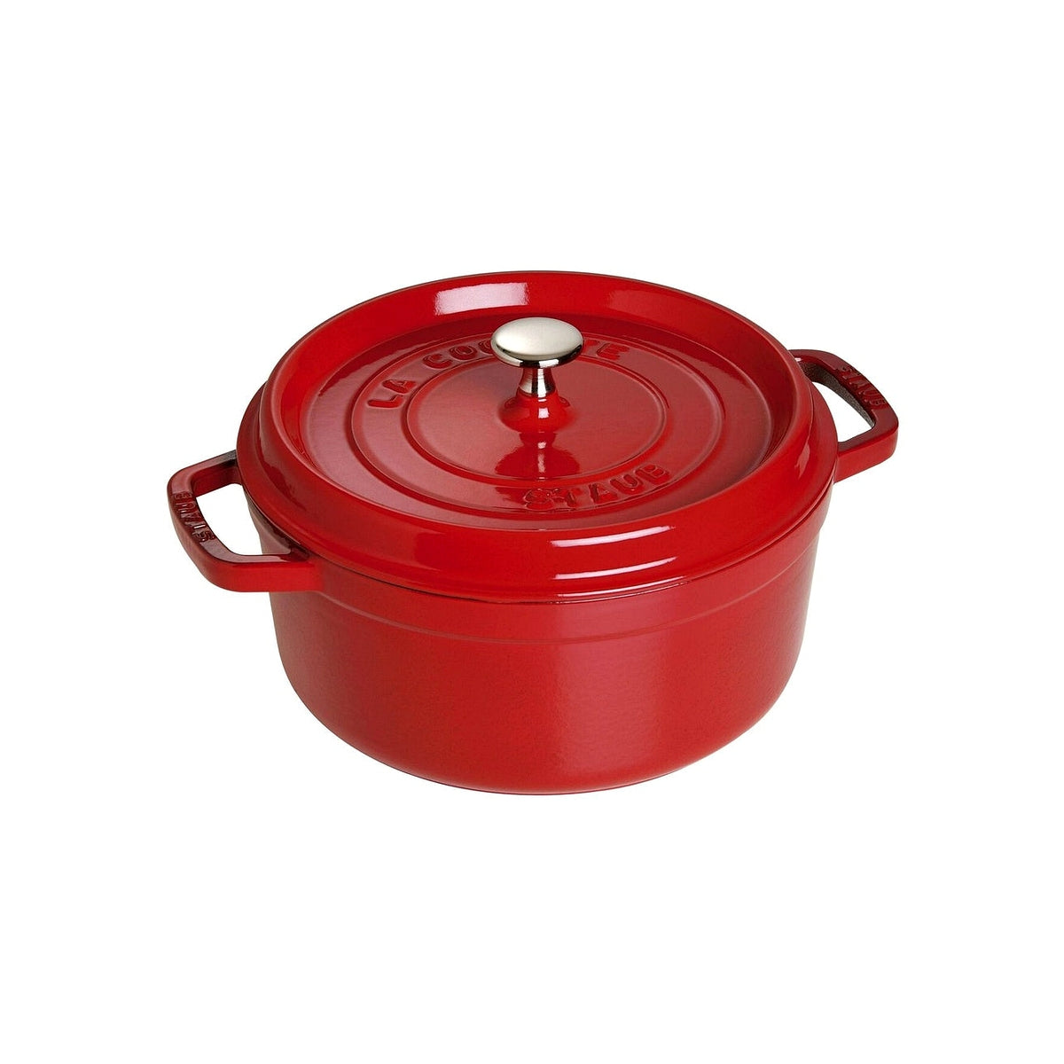 Staub Cocotte hrnec kulatý 24 cm/3,8 l višňová, 1102406