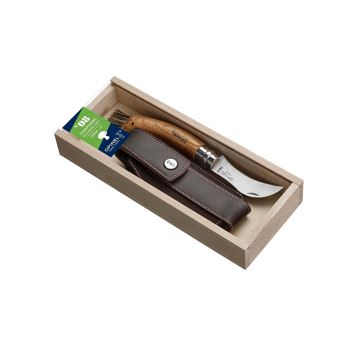 Opinel Nomad N°08 hubársky nôž v darčekovom balení s puzdrom, 001327