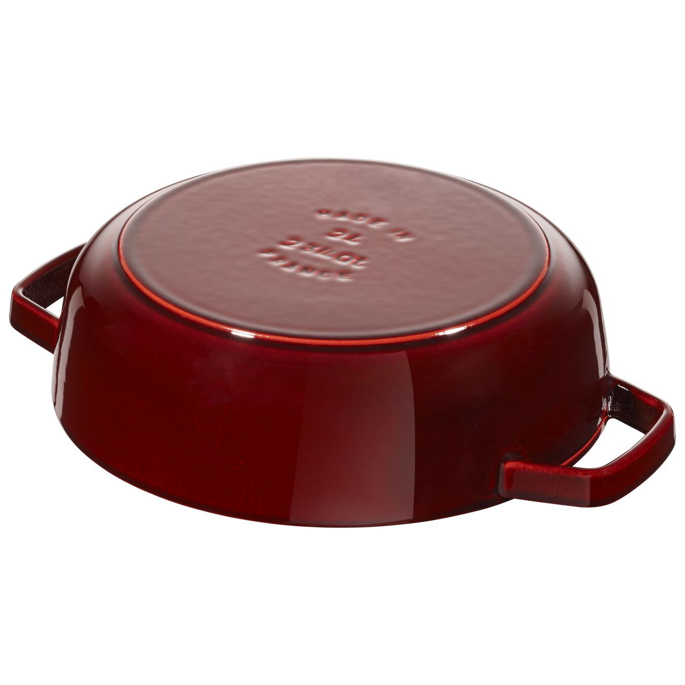 Staub Chistera casserole with lid 24 cm/2.4 l grenadine, 12612487