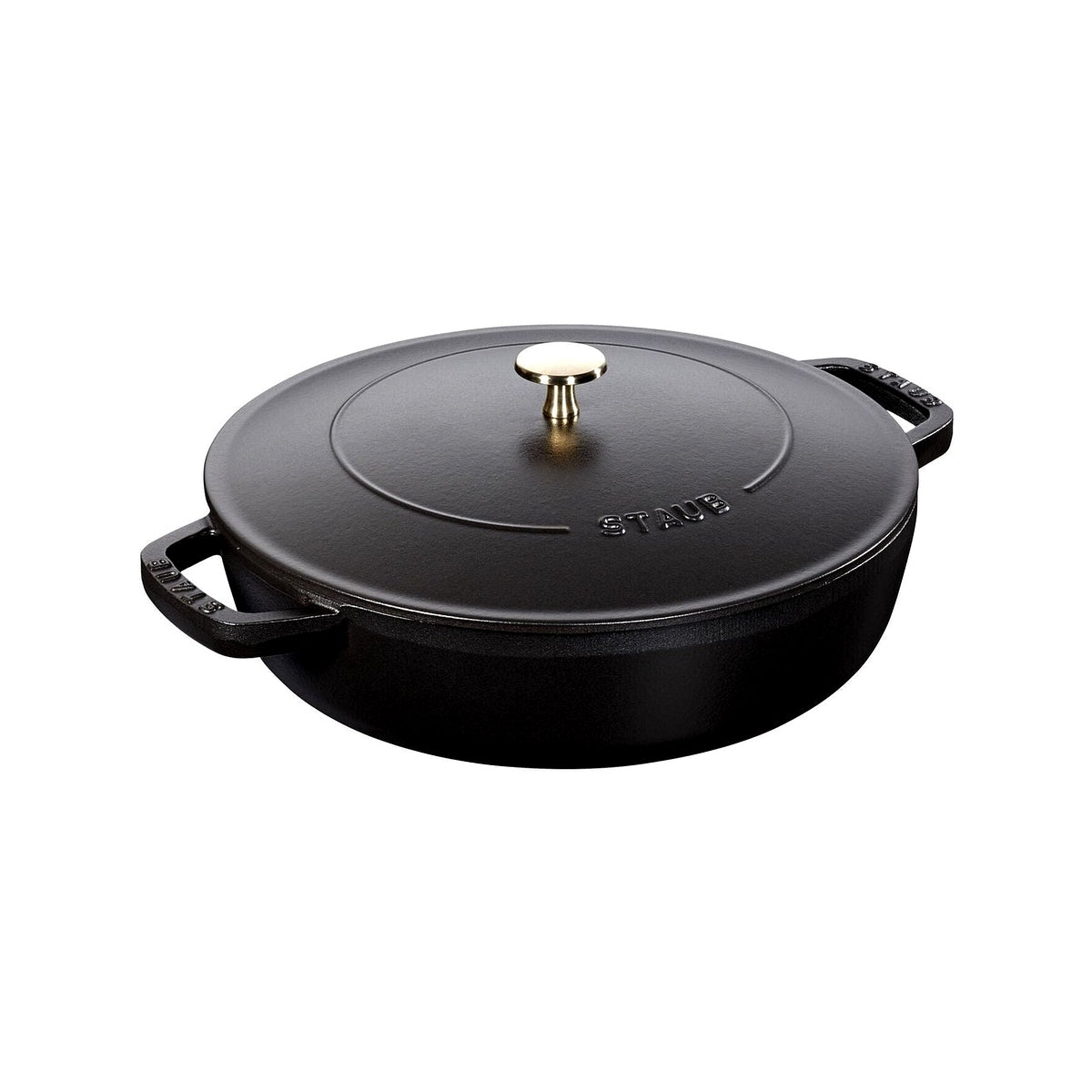 Staub Chistera kastrol s poklicí 28 cm/3,7 l černý, 12612825