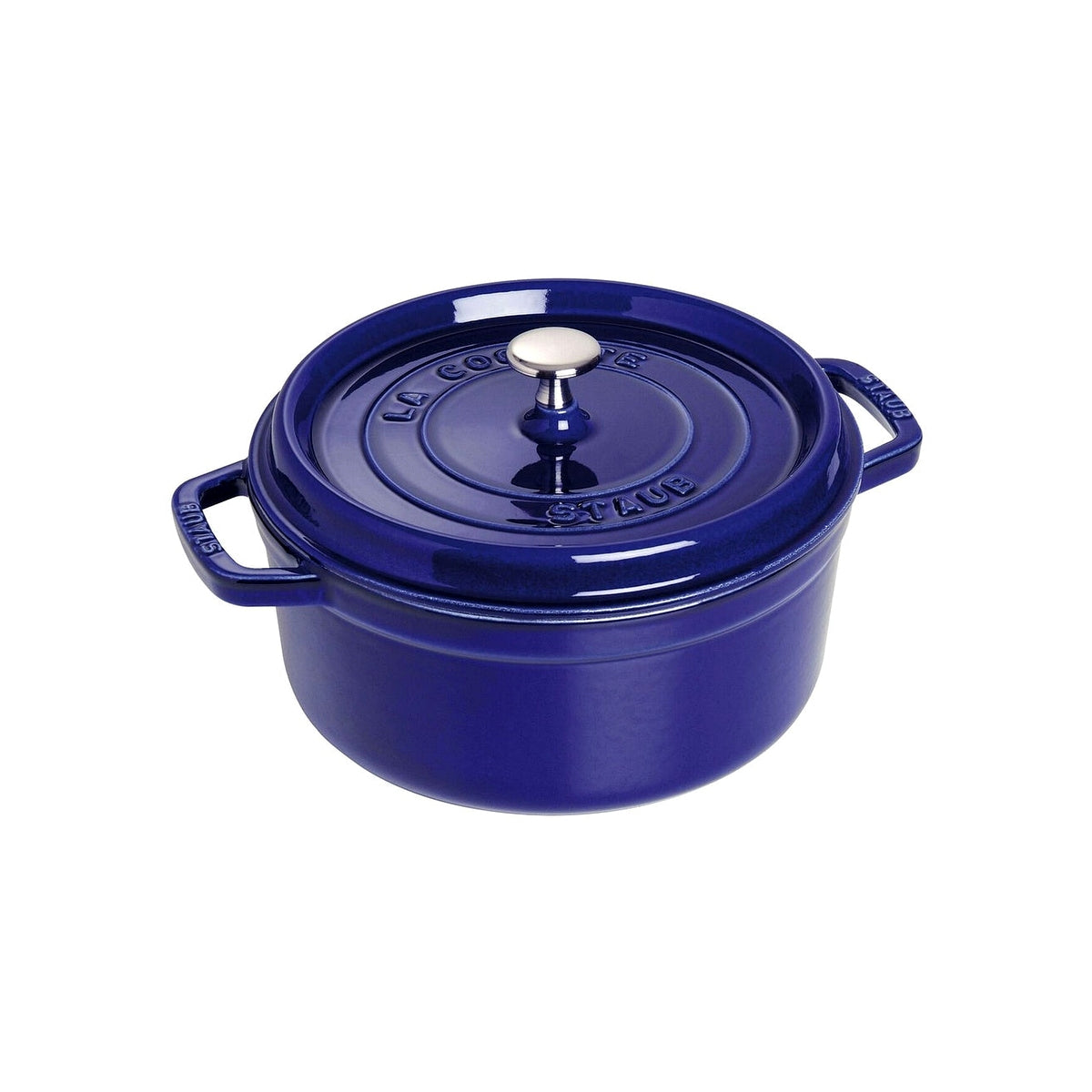 Staub Cocotte hrnec kulatý 26 cm/5,2 l tmavě modrý, 1102691