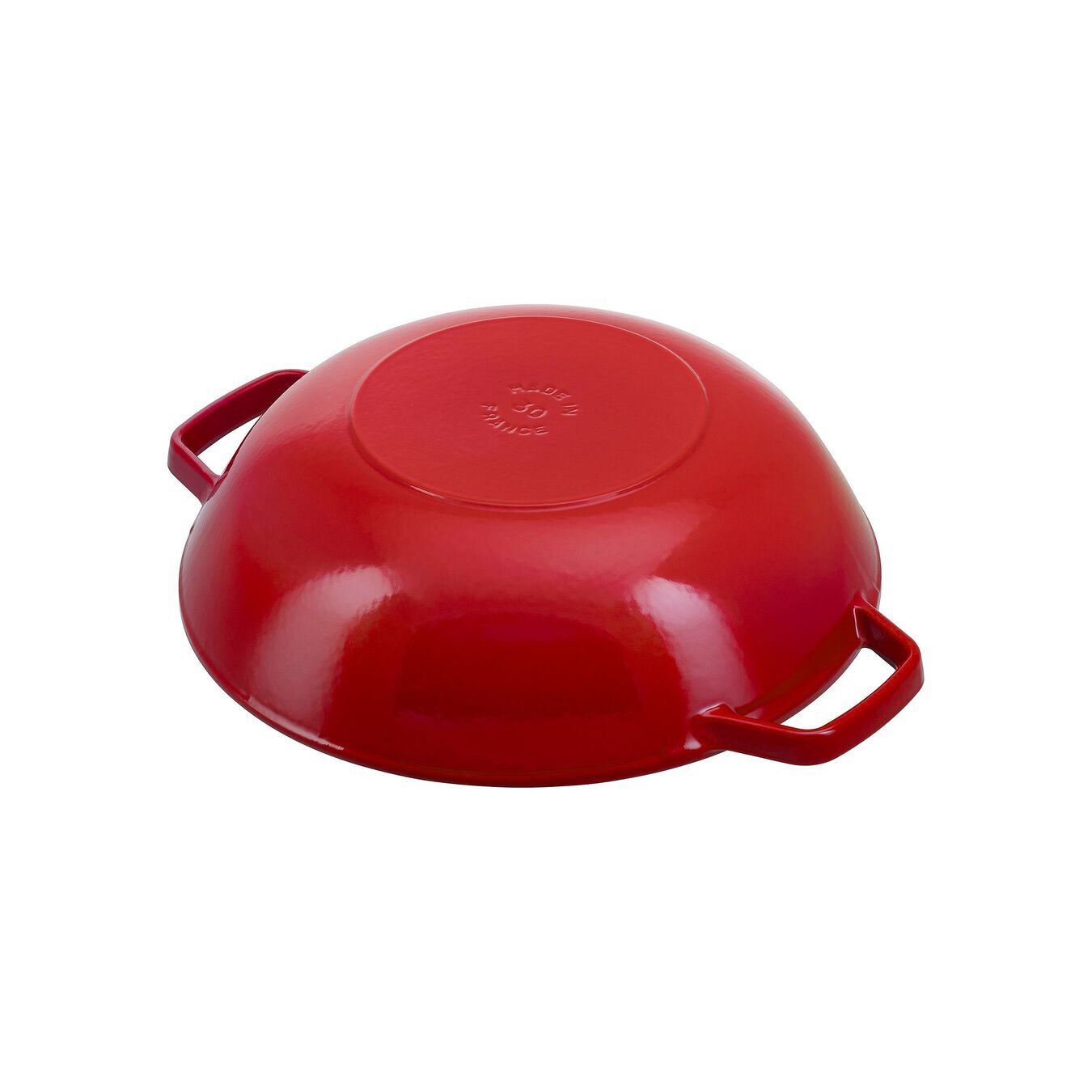 Staub pánev wok se skleněnou poklicí 30 cm/4,4 l višňová, 1312906