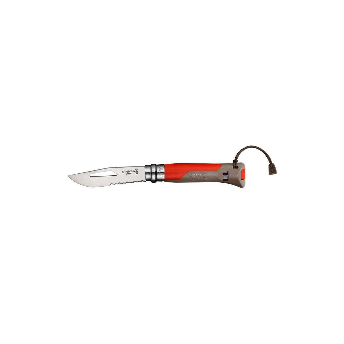 Opinel Outdoor N°08 Skladací nôž 8,5 cm, červený, 001714