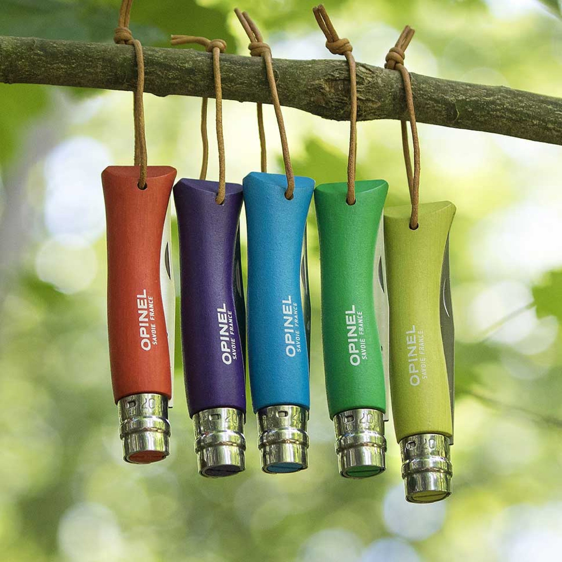 Skladací nôž Opinel Colorama N°07 8 cm, zelený, 002210