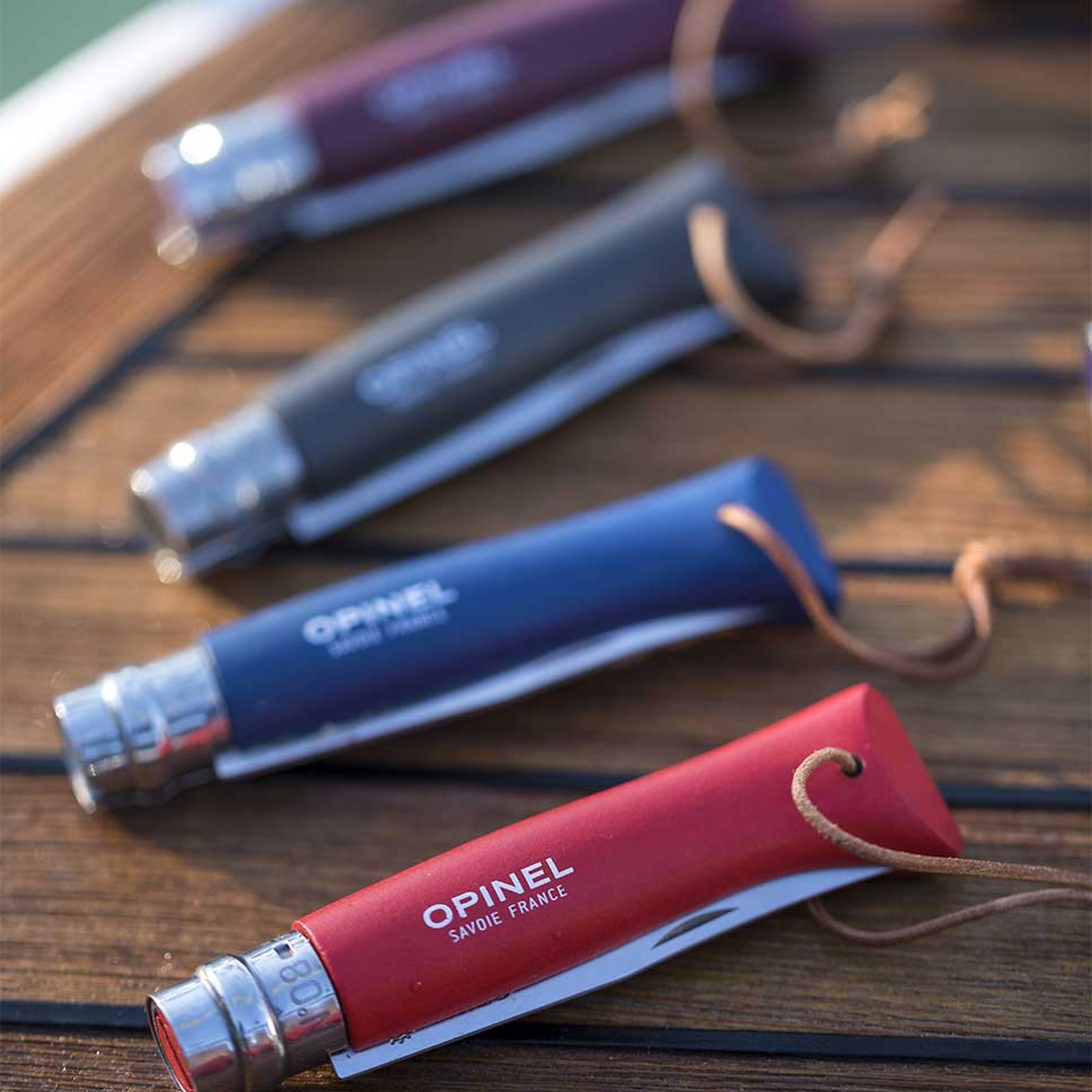 Skladací nôž Opinel Colorama N°08 8,5 cm, modrý, 002212