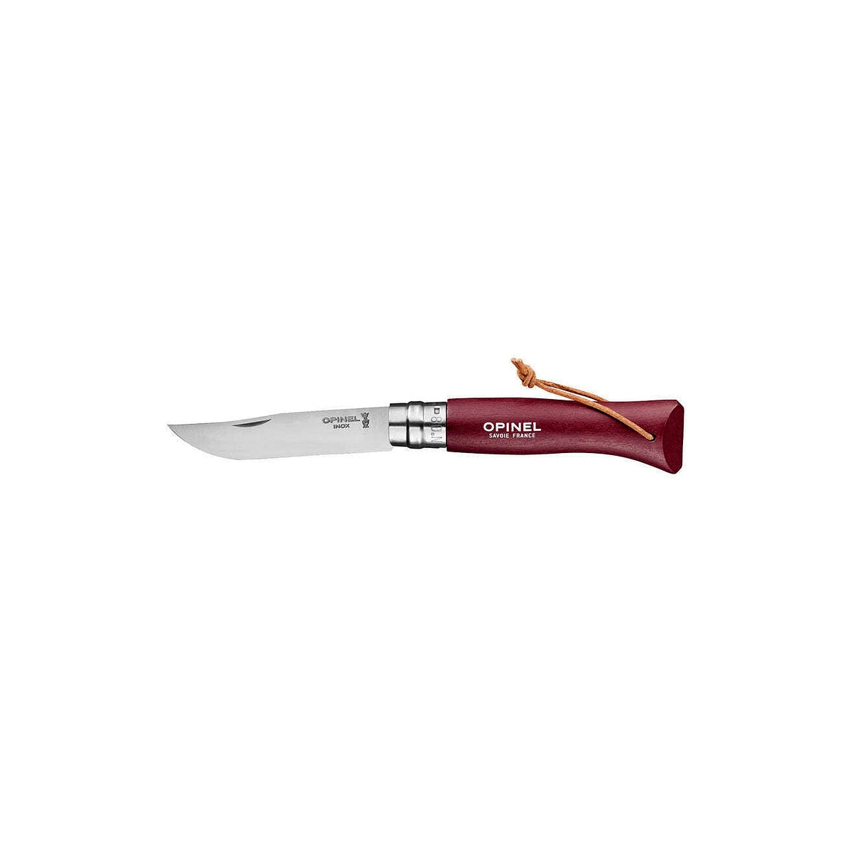 Skladací nôž Opinel Colorama N°08 8,5 cm, vínovo červená, 002213