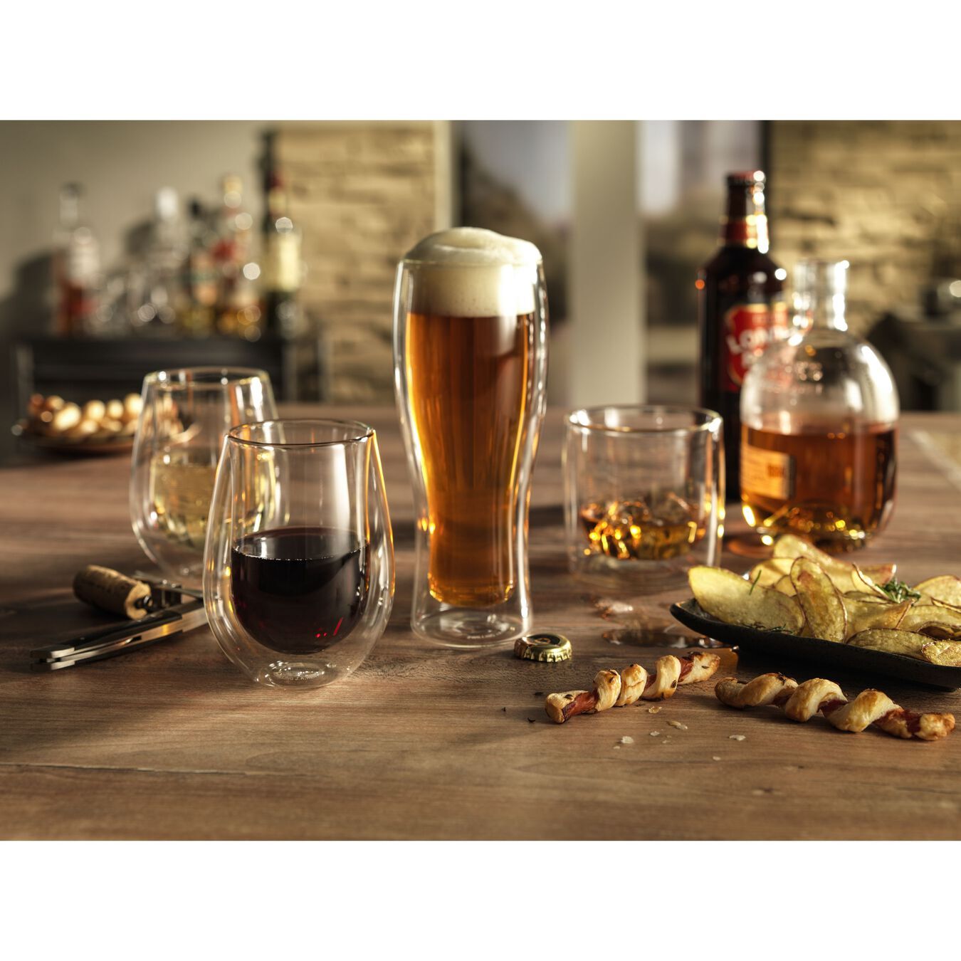 Zwilling Sorrento dvojstenný pivný pohár, 2 ks, 414 ml, 39500-214