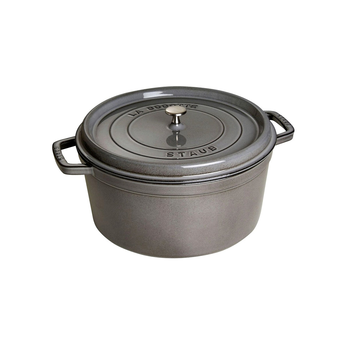 Staub Cocotte okrúhly hrniec 34 cm/12,6 l sivý, 1103418