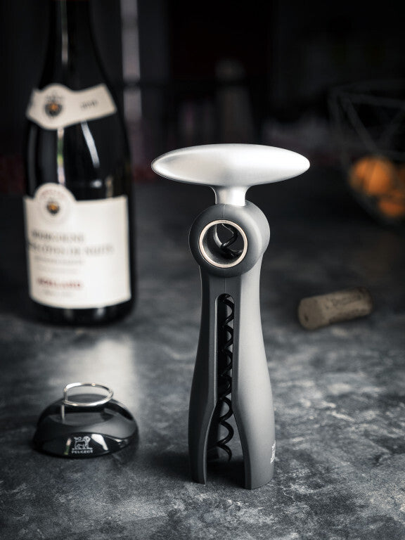 Peugeot Salma stolní vývrtka s řezačkou folií, black, 200244