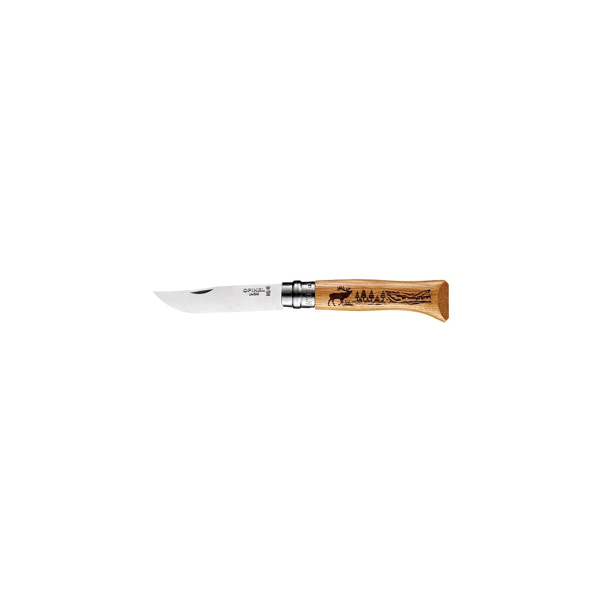 Opinel Animalia Deer N°08 zatvárací nôž 8,5 cm, 002332