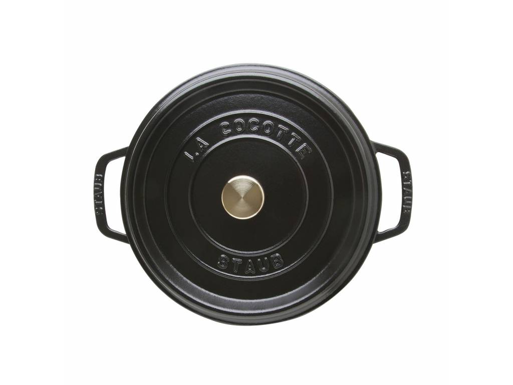 Staub Cocotte hrnec vysoký kulatý 24 cm/4,8 l černá, 12502423