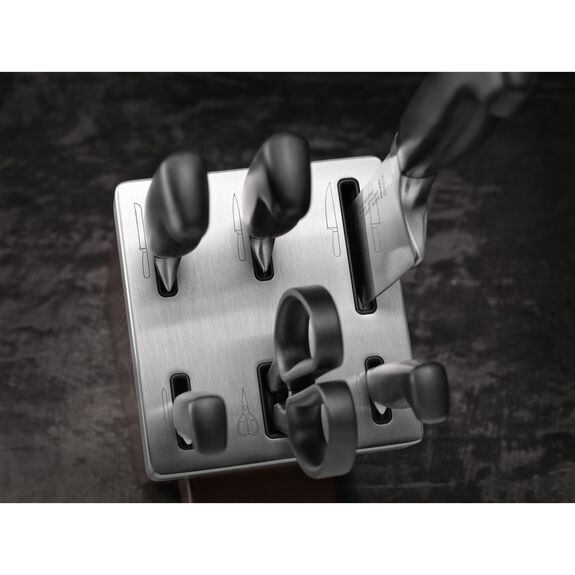 Zwilling Four Star self-sharpening knife block 7 pcs, brown, 35145-000