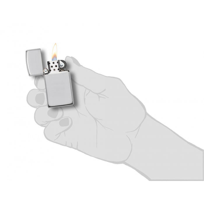 Zapalovač Zippo 28006 Sterling Silver Slim
