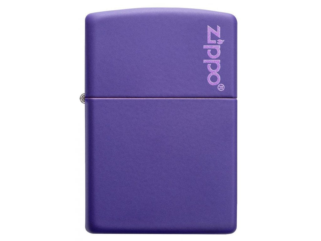 Zippo 26097 Purple Matte Zippo Logo