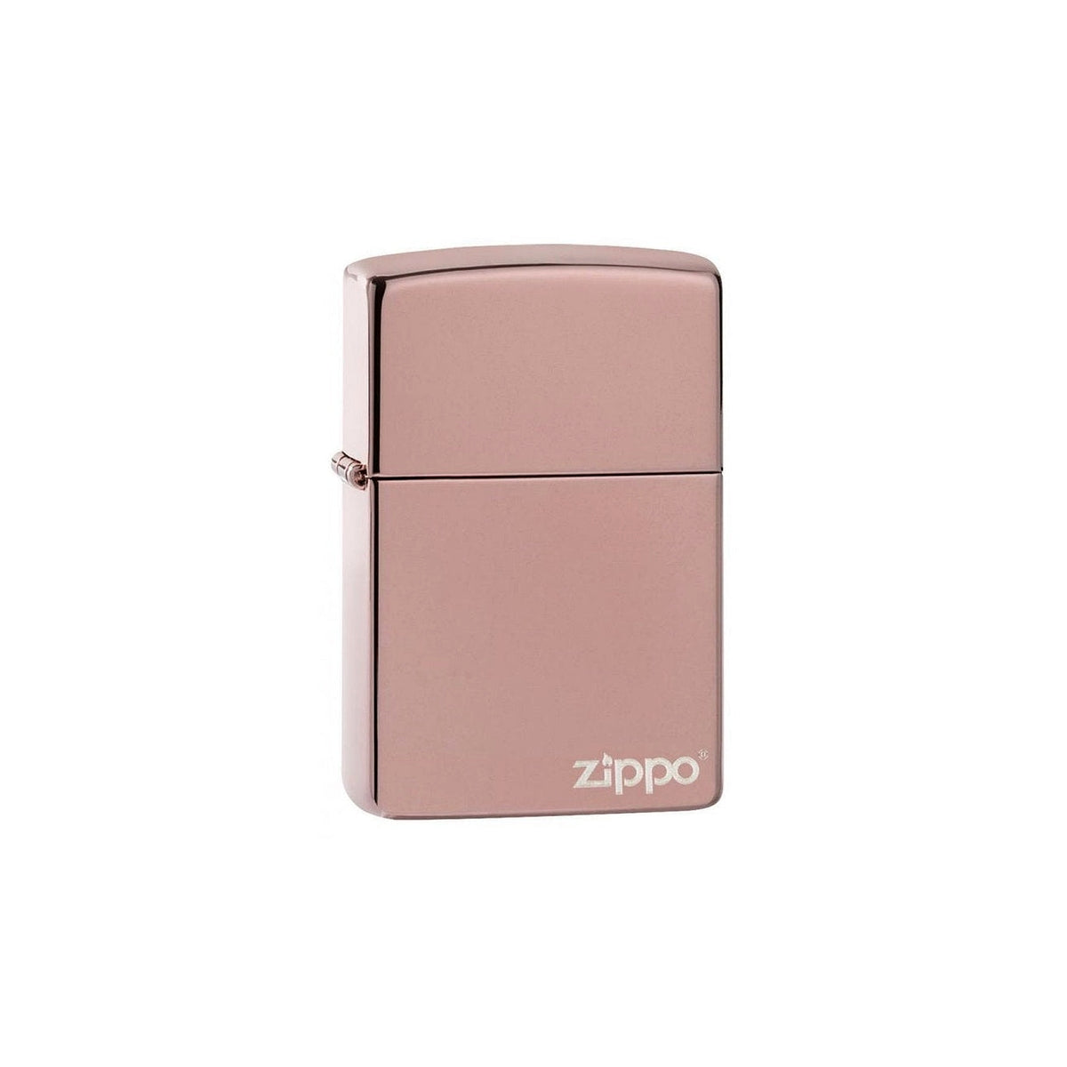 Zippo 26908 High Polish Rose Gold Zippo Logo