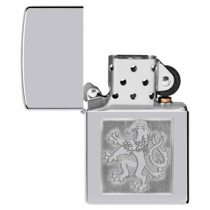 Zippo Lighter 22650 Czech Lion in Square