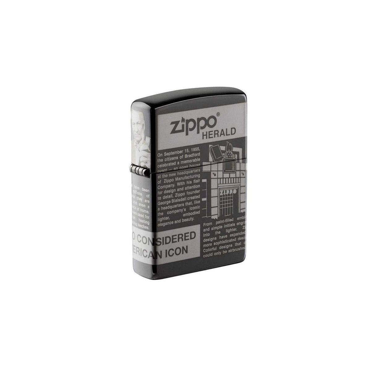 Zippo 25528 Zippo Newsprint Design