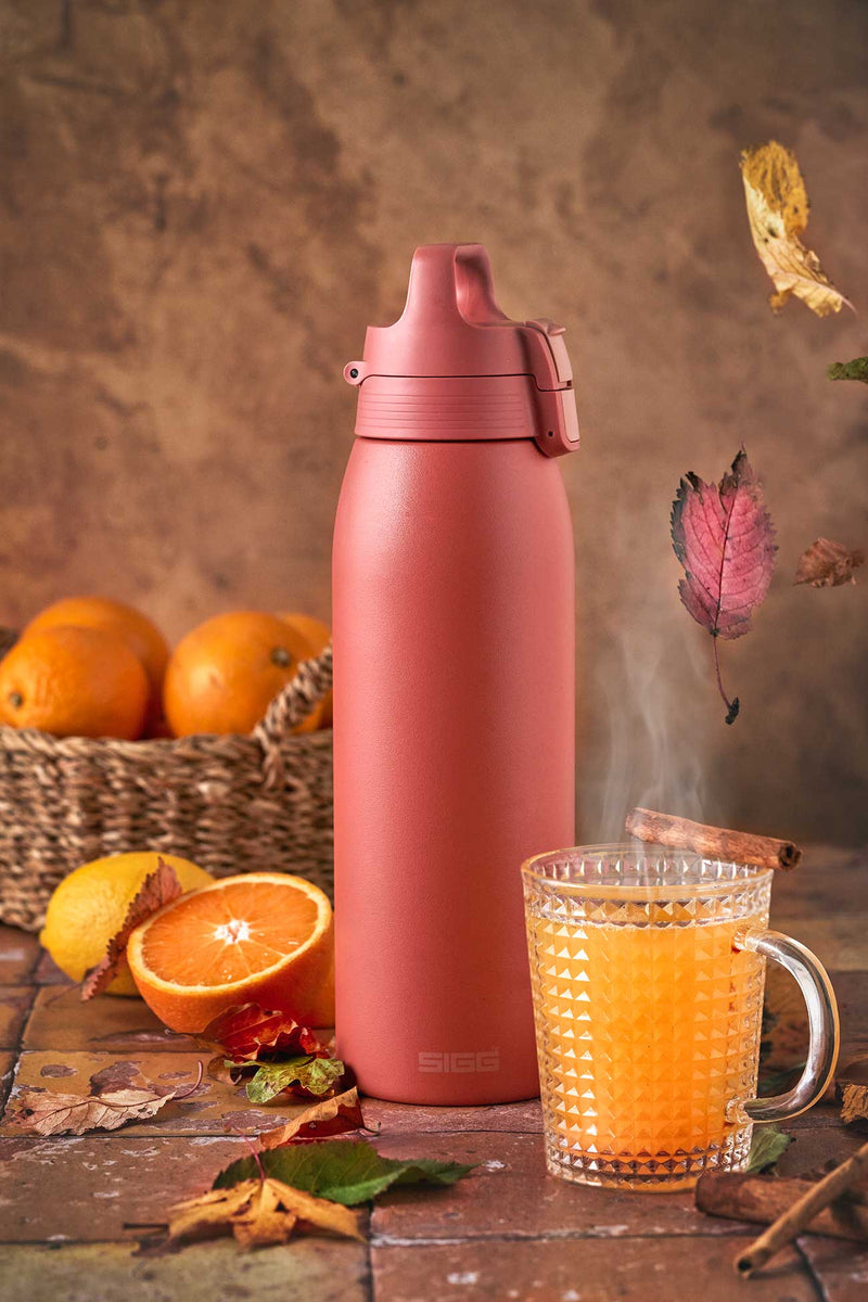 Sigg Shield Therm One nerezová fľaša na pitie 1 l, eko červená, 6021.80