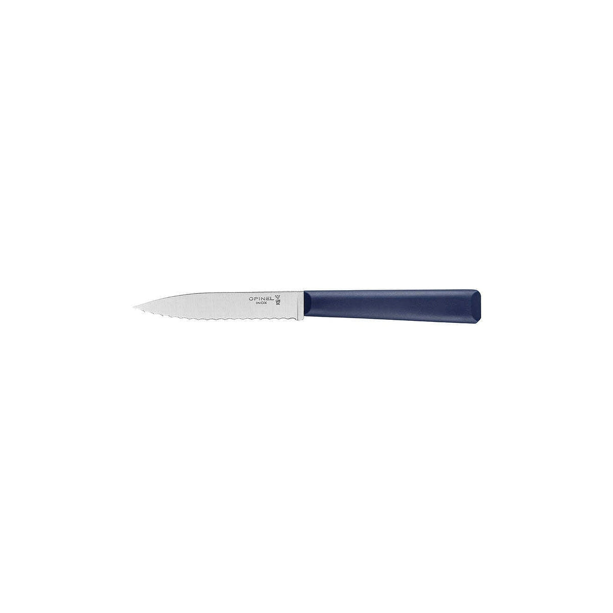 Opinel Les Essentiels+ N°313 zubatý nôž na zeleninu 10 cm, modrý, 002353
