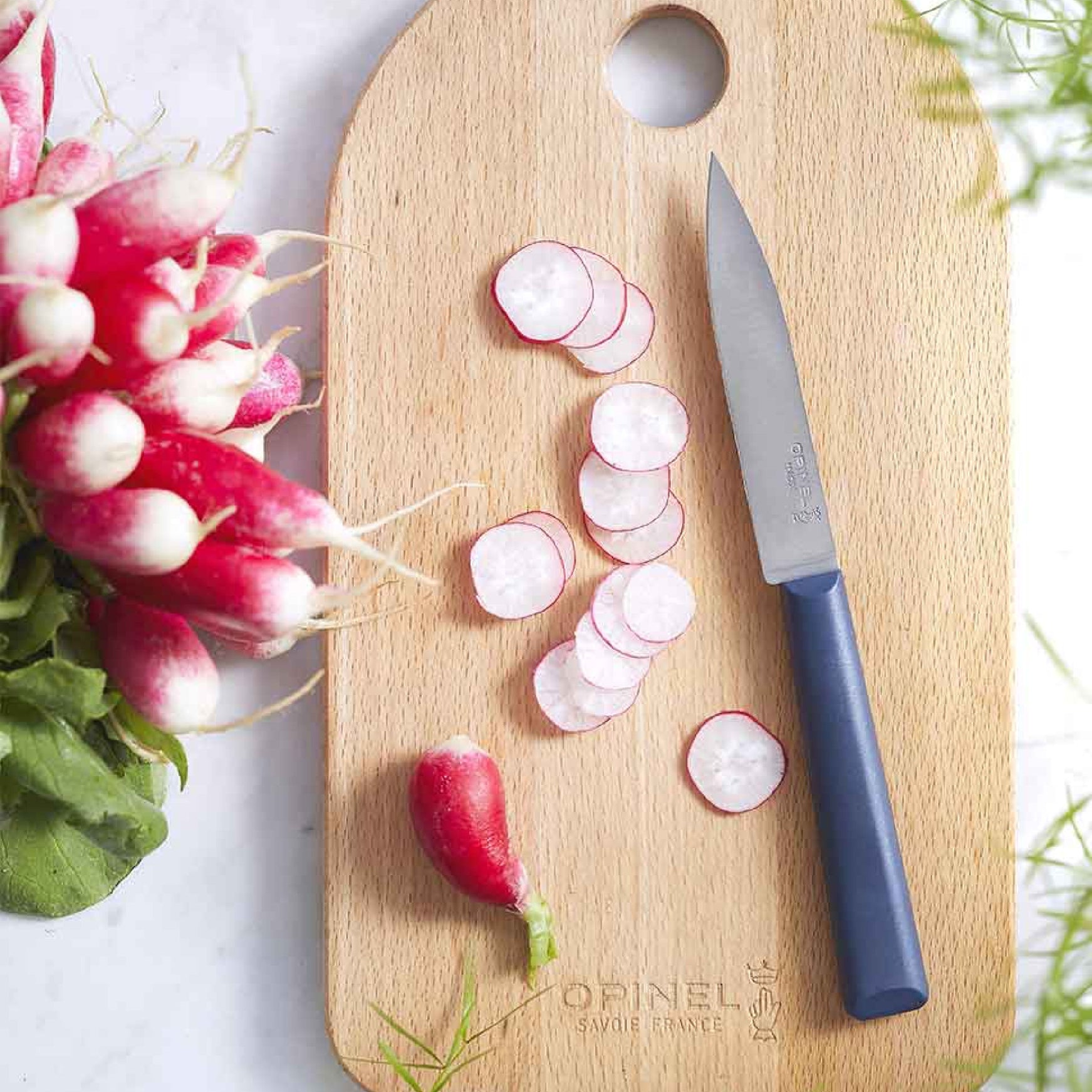 Opinel Les Essentiels+ Trio sada nožů a škrabky 3 ks, 002359