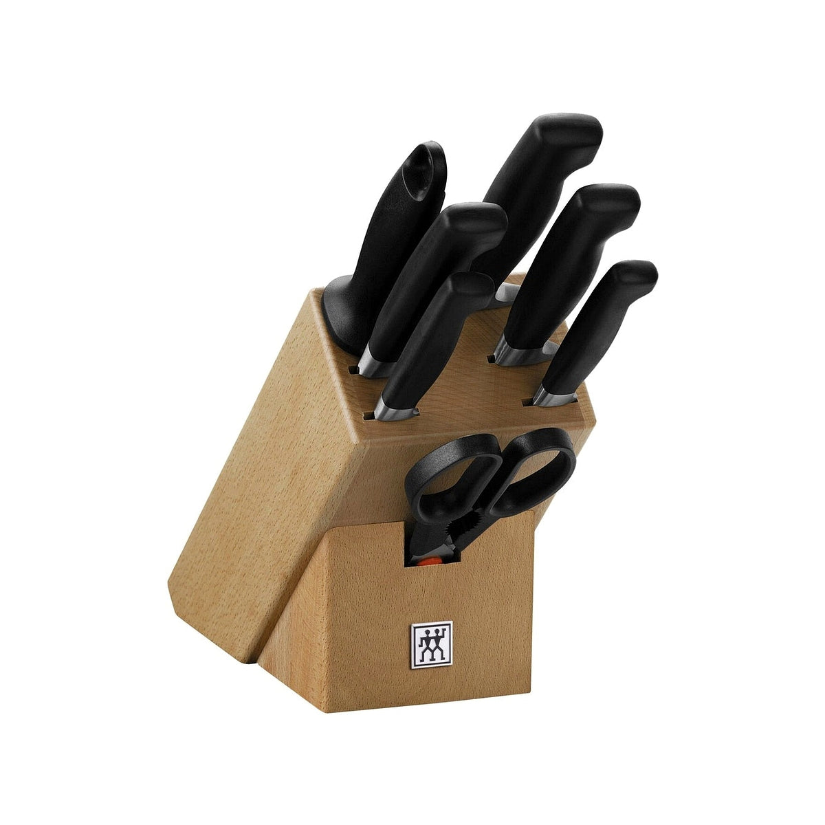 Zwilling Four Star beech block with 8 knives, 35140-000