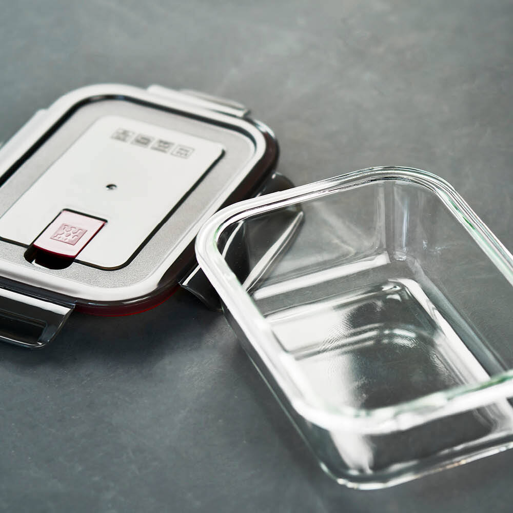 Zwilling Gusto skleněná dóza na potraviny, obdélníková, 0,6 l, 39506-001