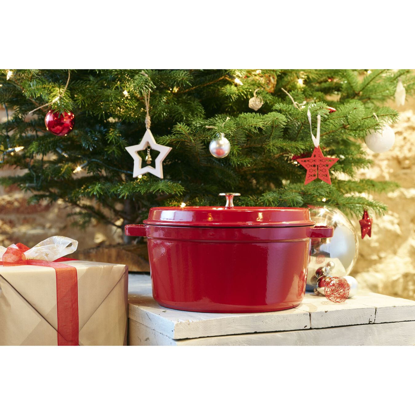 Staub Cocotte hrnec kulatý 30 cm/8,35 l višňová, 1103006