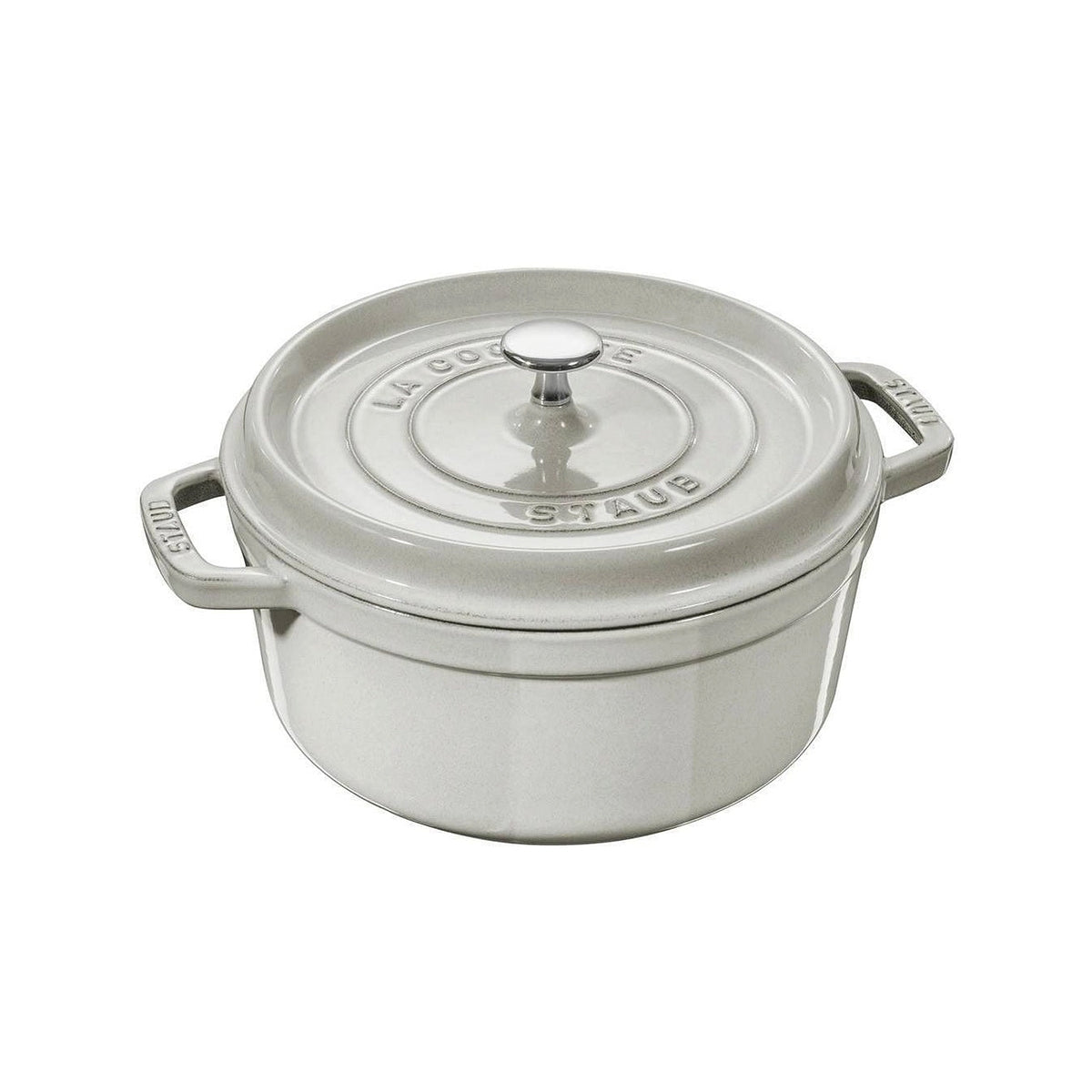 Staub Cocotte round pot 26 cm white truffle, 11026107