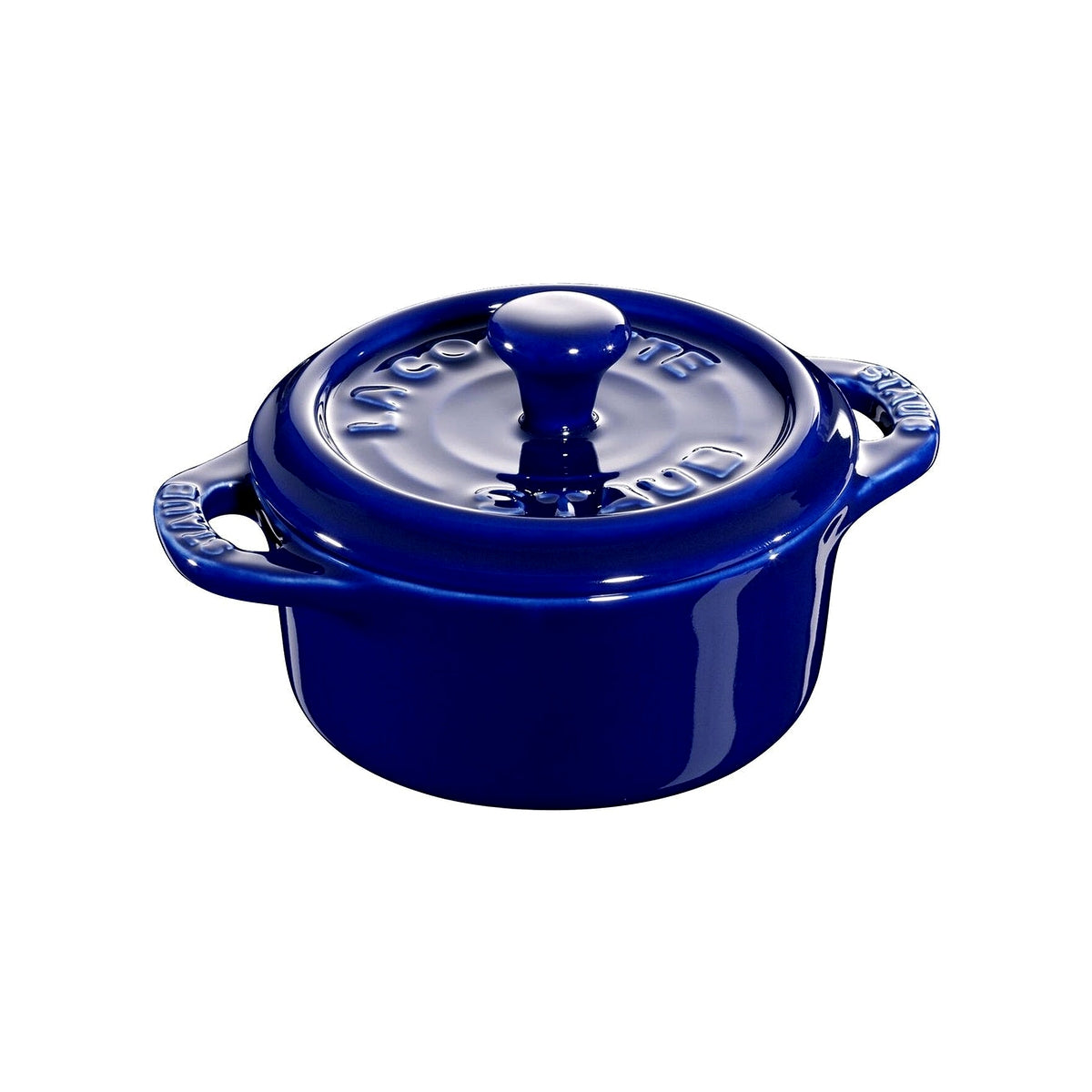 Staub Cocotte Mini hrniec okrúhly 0,2 l keramický modrý, 40510-786