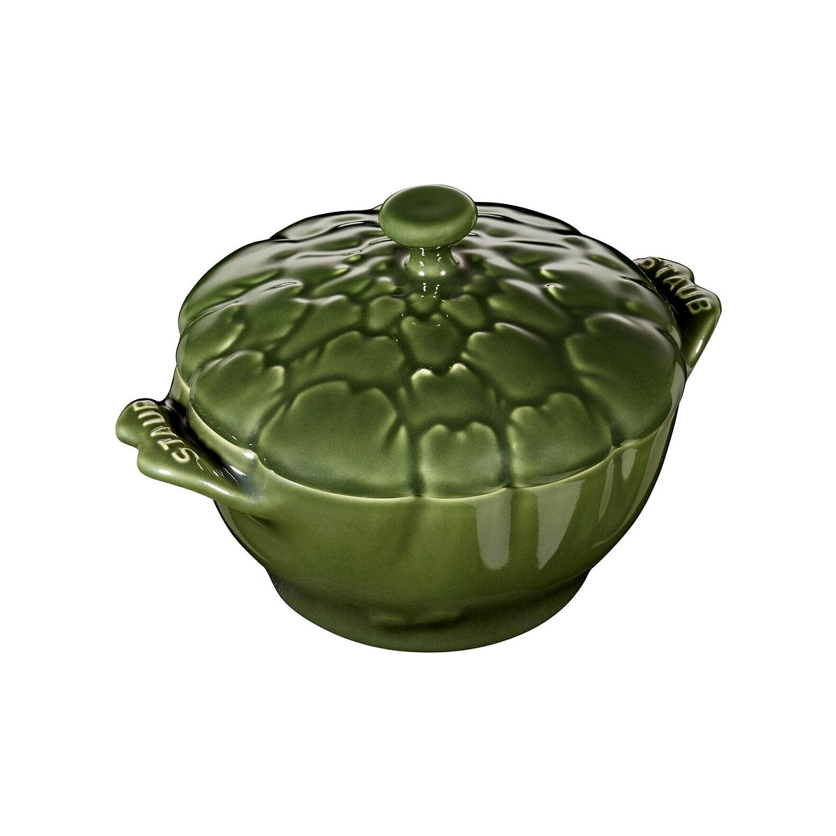 Staub Cocotte keramická zapekacia misa v tvare artičoku 13 cm/0,5 l, zelená, 40500-326