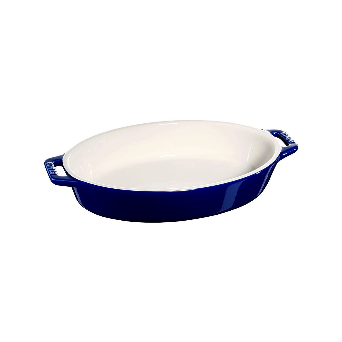 Keramická zapekacia nádoba Staub oválna 23 cm/1,1 l tmavomodrá, 40511-157