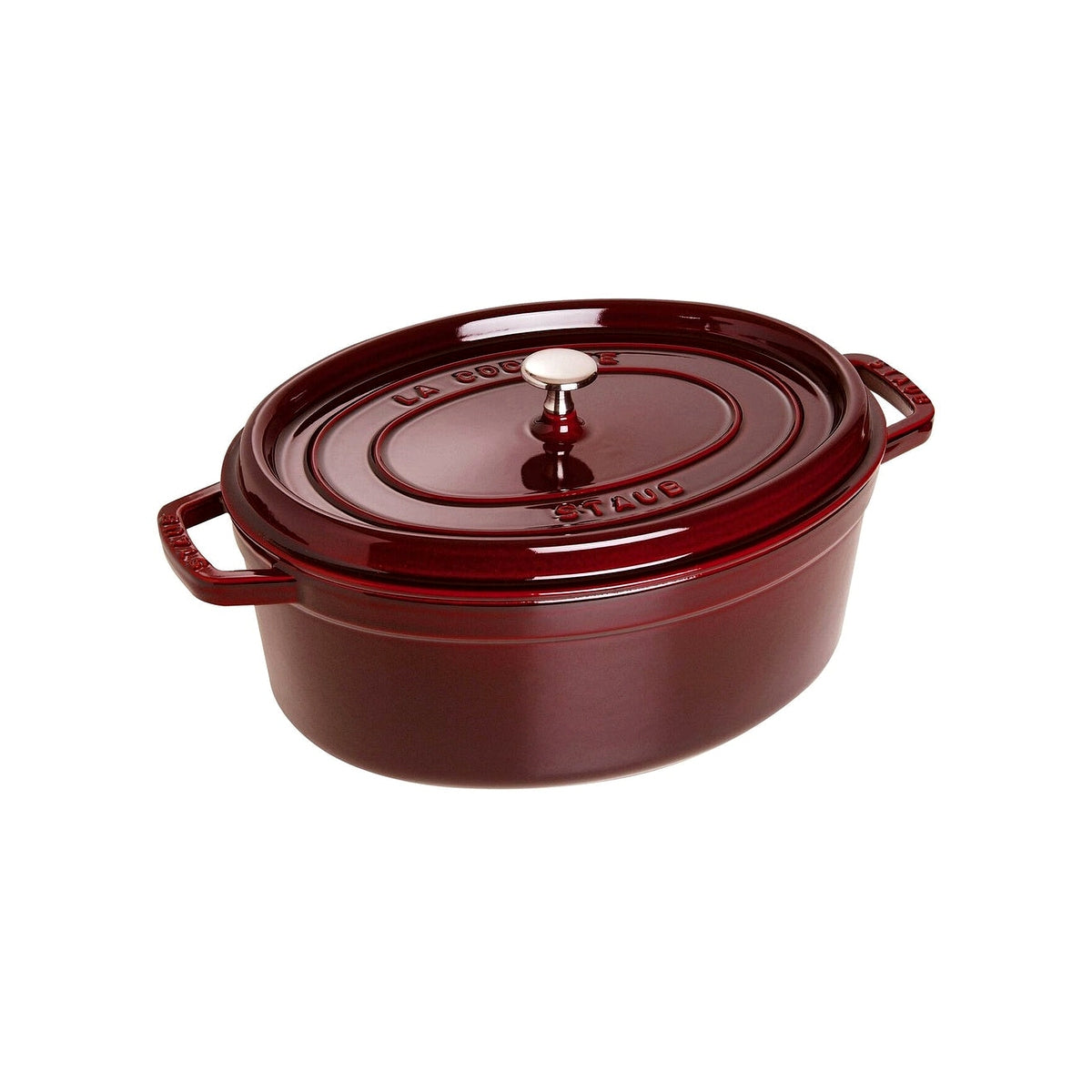 Staub Cocotte hrnec oválný 33 cm/6,7 l grenadina, 1103387