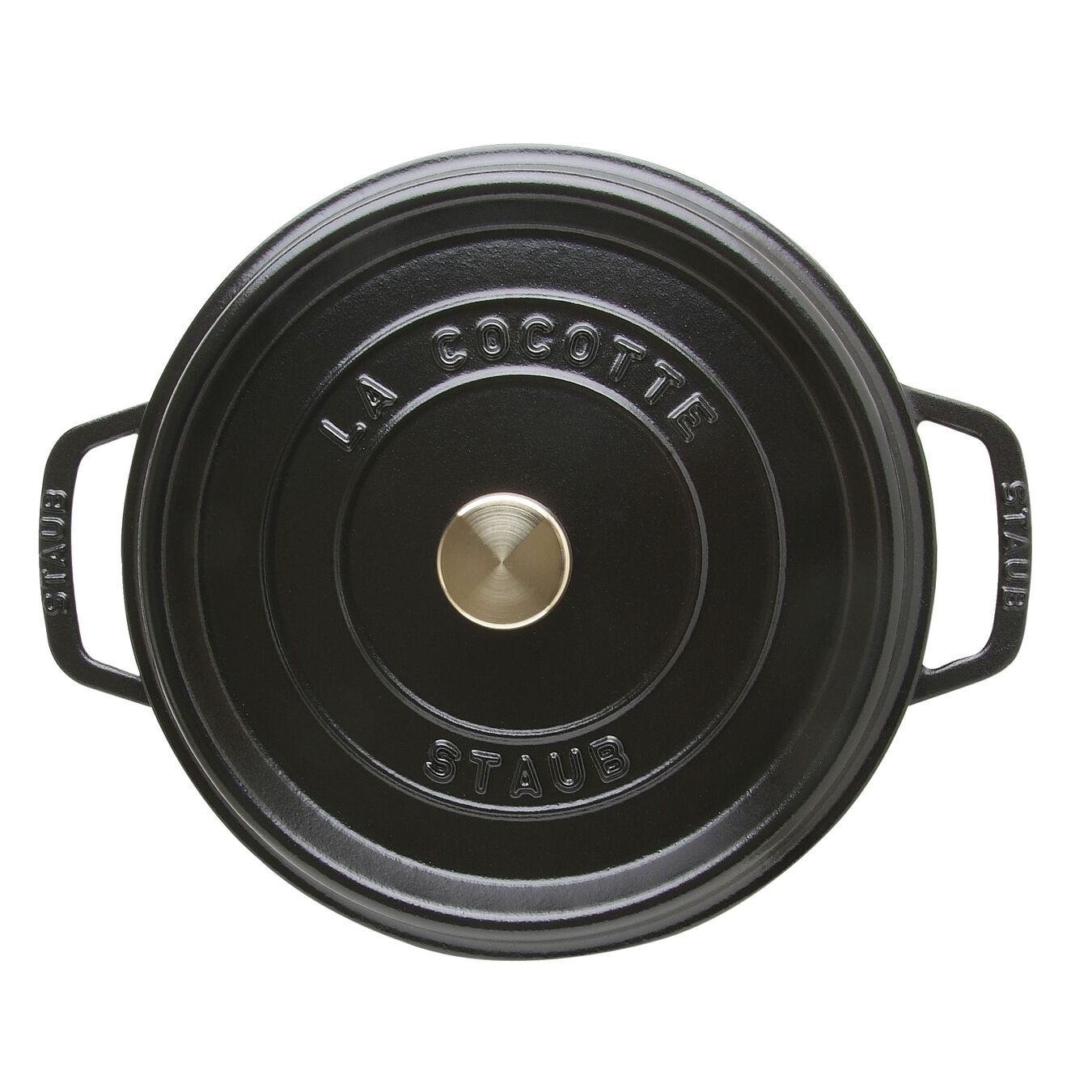 Staub Cocotte hrnec kulatý 20 cm / 2,2 l černý, 1102025