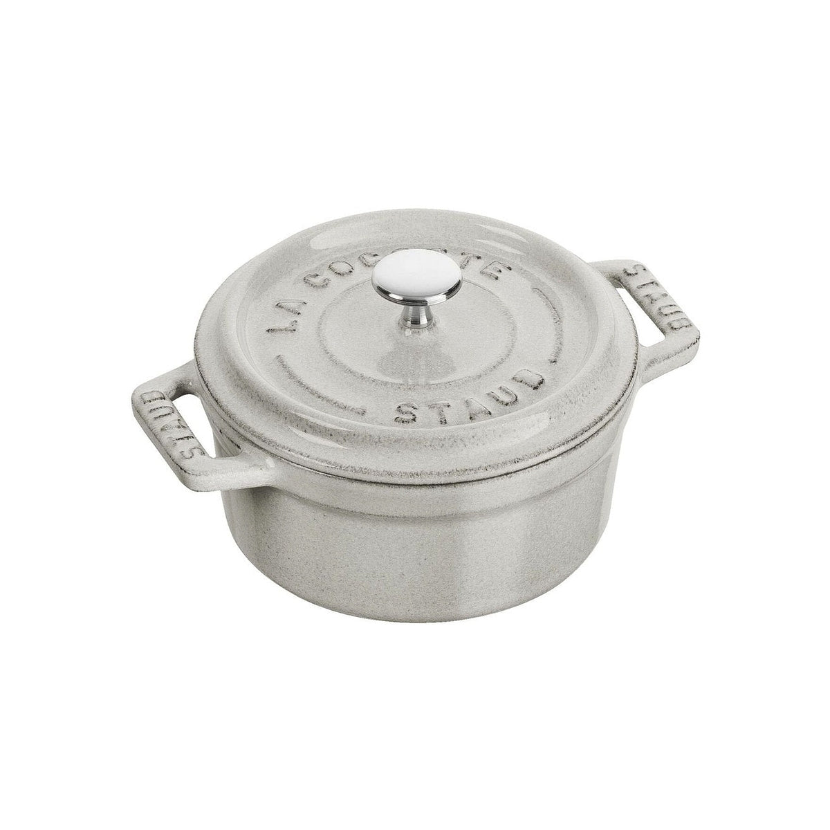 Staub Cocotte Mini hrniec okrúhly 10 cm/0,25 l, biela hľuzovka, 11010107
