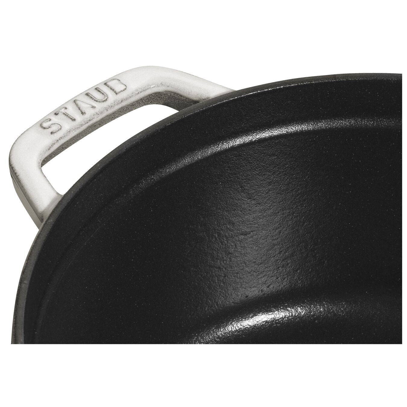 Staub Cocotte hrniec okrúhly 18 cm/1,7 l biela hľuzovka, 11018107