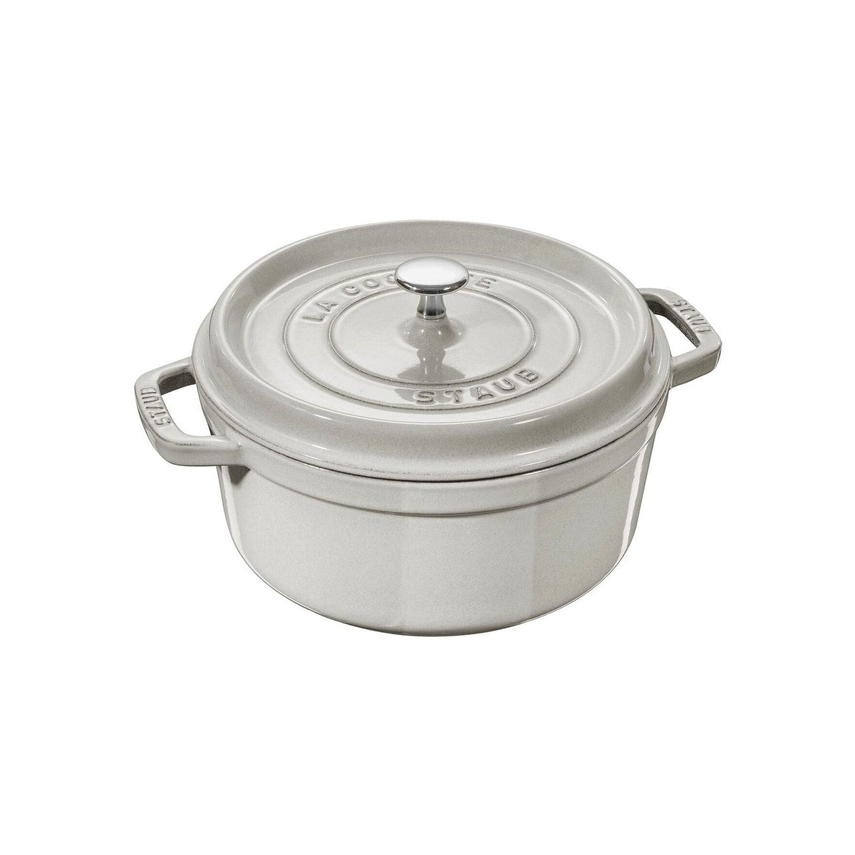 Staub Cocotte hrniec okrúhly 18 cm/1,7 l biela hľuzovka, 11018107