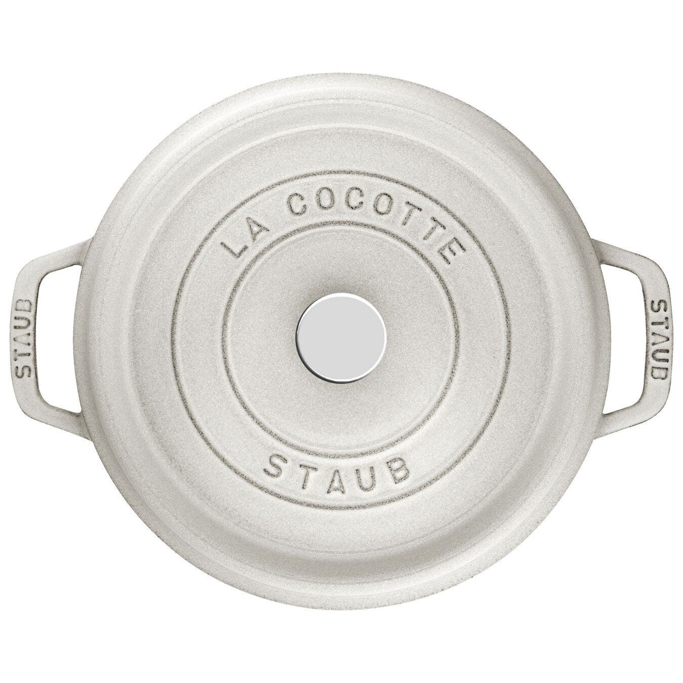 Staub Cocotte hrniec okrúhly 24 cm/3,8 l biela hľuzovka, 11024107