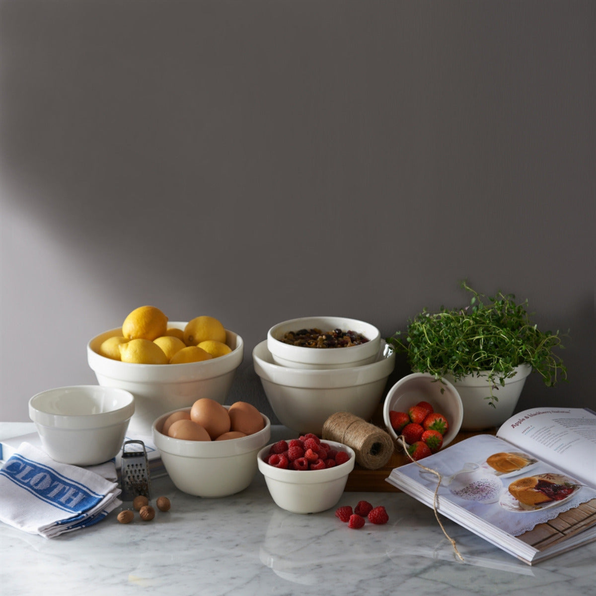 Miska na puding Mason Cash, 14 cm, biela, 2005.005