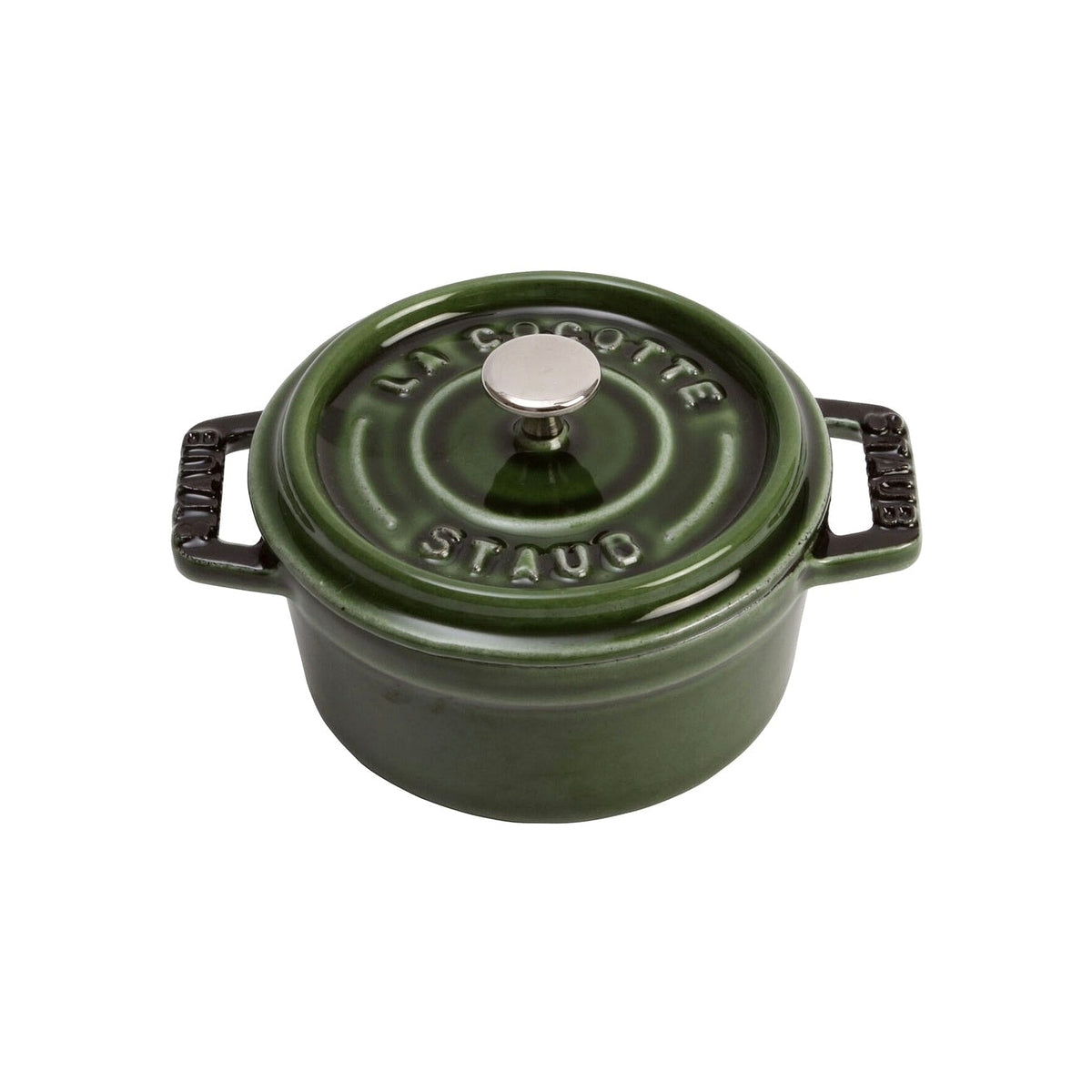 Staub Cocotte Mini hrniec okrúhly 10 cm/0,25 l bazalka, 1101085