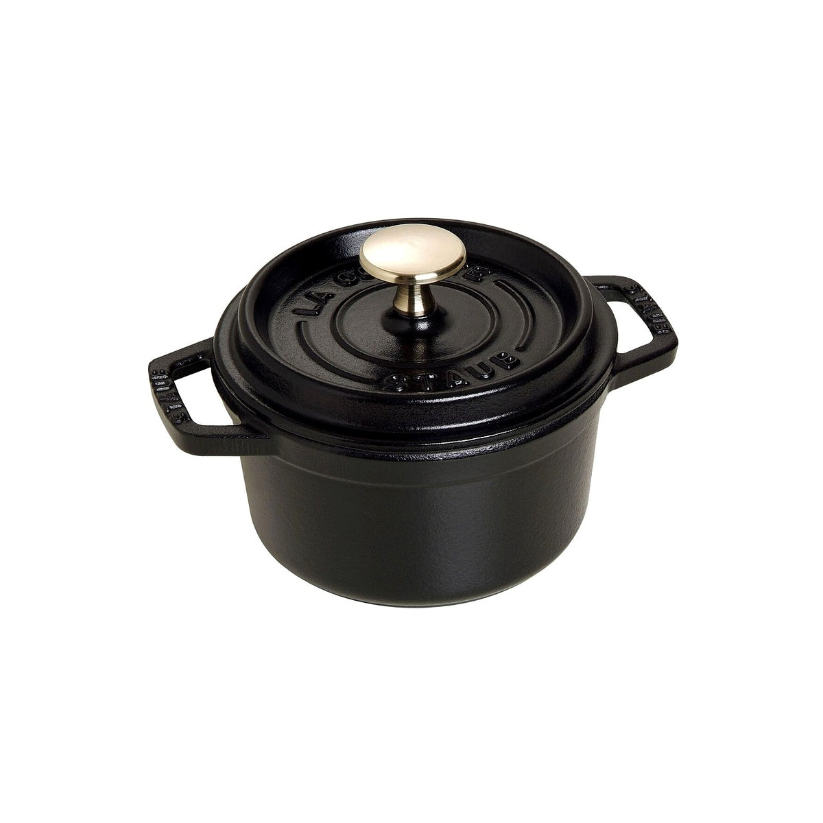 Staub Cocotte okrúhly hrniec 14 cm/0,8 l čierny, 1101425