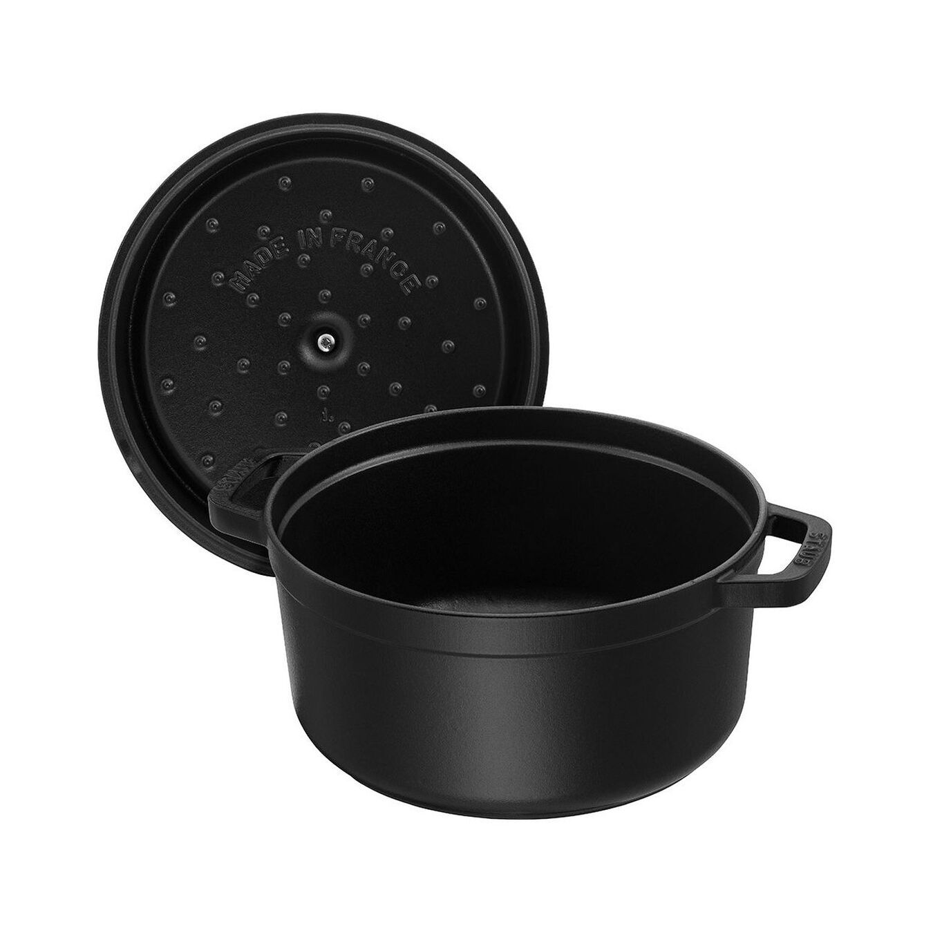 Staub Cocotte Sada 3 kusov okrúhlych hrncov 14 cm/0,8 l čierna, 19501425