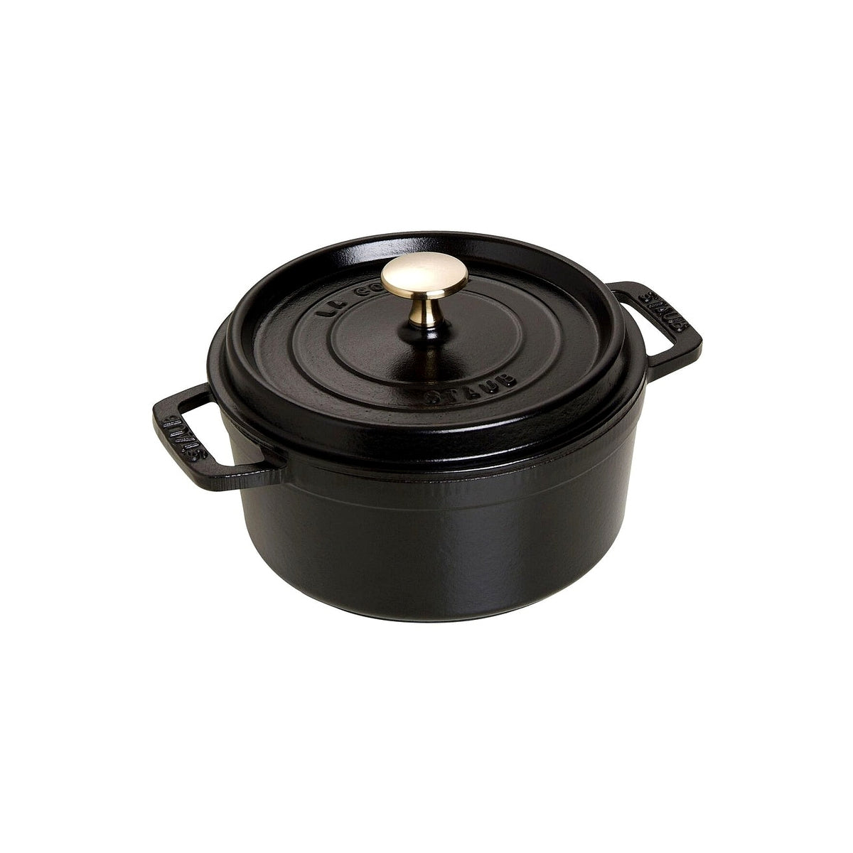 Staub Cocotte hrnec kulatý 18 cm/1,7 l černý, 1101825